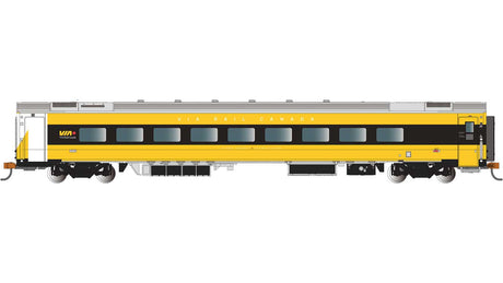Siemens Venture Coach - VIA Version - Ready to Run -- VIA Rail Canada #2617 (Lumi Scheme, yellow, white, gray, Business Class)