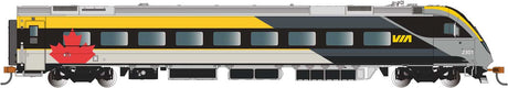 Siemens Venture Cab Car - VIA Version - Ready to Run - Sound and DCC Lights -- VIA Rail Canada #2301 (gray, yellow, red)