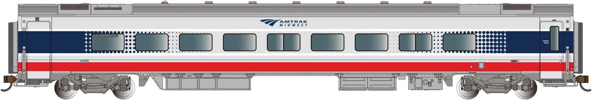 Siemens Venture Coach - Amtrak Version - Ready to Run -- Amtrak #4009 (Midwest Scheme, silver, blue, red, white)