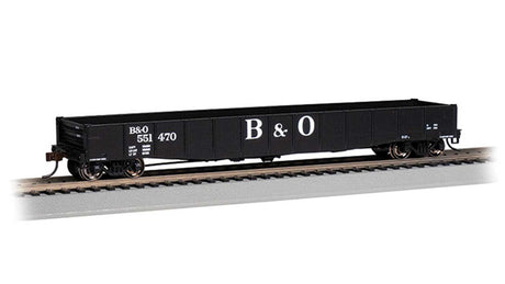 ACF 50'6" Drop-End Gondola - Ready to Run - Silver Series(R) -- Baltimore & Ohio (black, Large B&O)