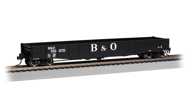 ACF 50'6" Drop-End Gondola - Ready to Run - Silver Series(R) -- Baltimore & Ohio (black, Large B&O)
