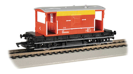 British Brake Van Track Cleaning Car - Ready to Run -- Signal and Telegraph #KDB955094 (red, yellow)
