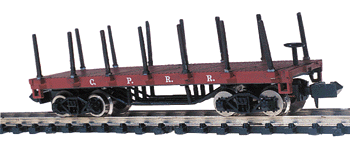 34' Old Timer Flatcar -- Central Pacific (Caboose Red)