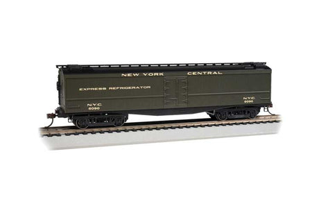 50' Wood Express Reefer - Ready to Run -- New York Central #6090 (Pullman Green, black)