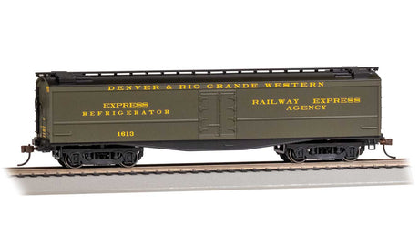 50' Wood Express Reefer - Ready to Run -- Denver & Rio Grande Western #1613