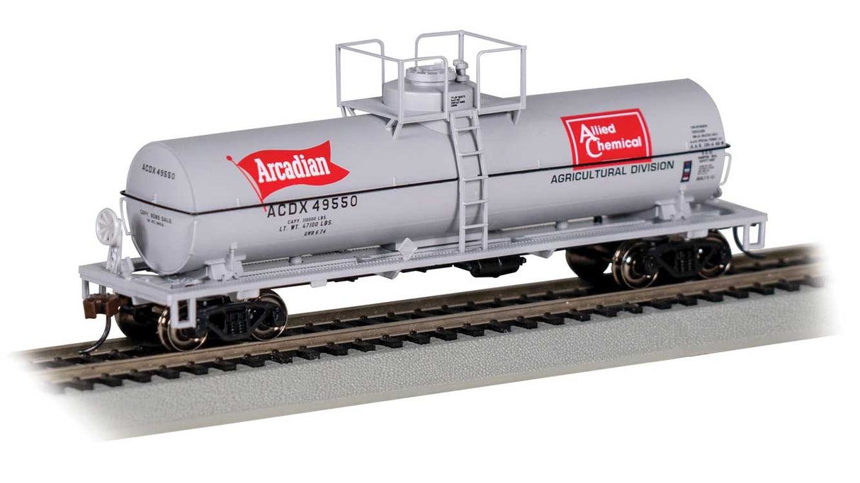 Chemical Tank Car - Ready to Run -- Allied Chemical/Arcadian #49554 (Large Dome)