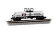 Chemical Tank Car with Small Dome - Ready to Run -- Diamond Chemicals SHPX #19418 (white, black, red)