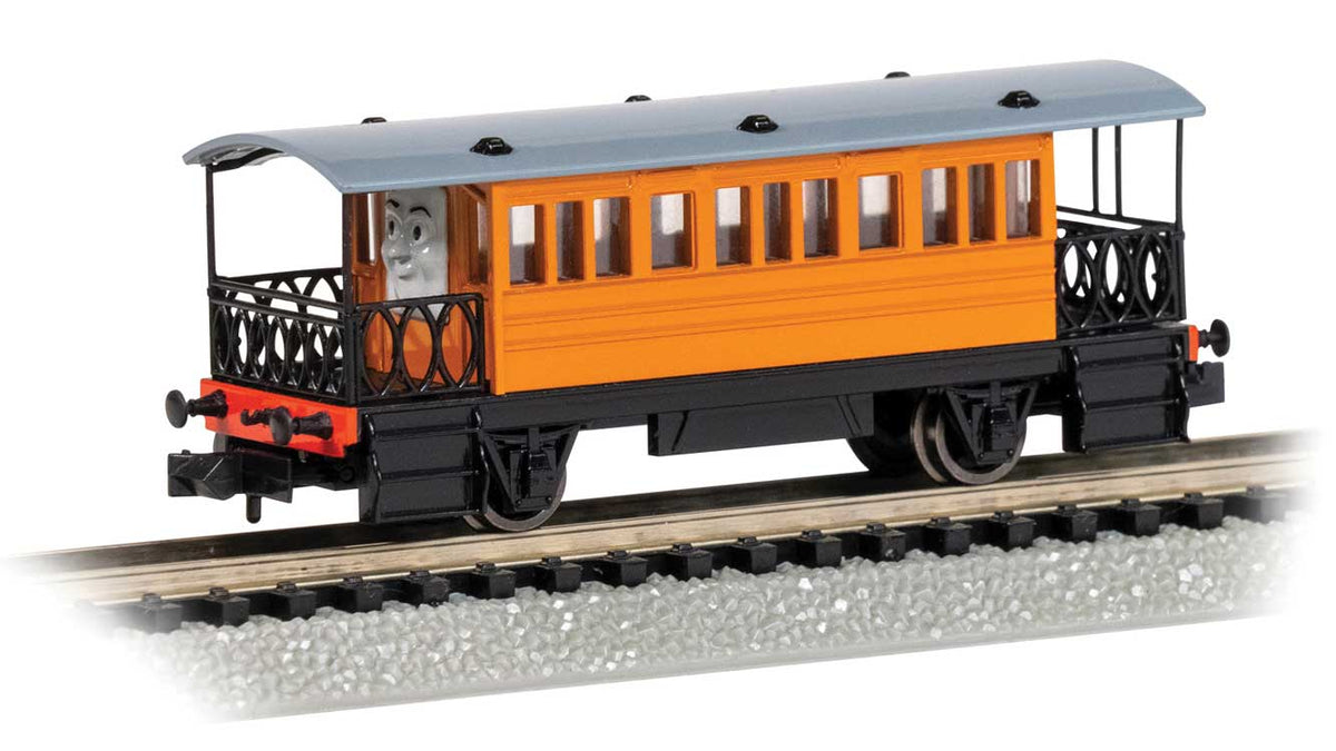 Henrietta the Open Vestibule Coach - Thomas & Friends(TM) -- Orange, Gray