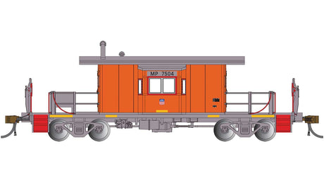 Transfer Caboose - Ready to Run - Silver Series(R) -- Union Pacific MP #7504 (MOW orange, gray)