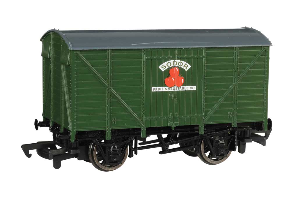 Ventilated Van - Ready to Run - Thomas & Friends(TM) -- Sodor Fruit & Vegetable Co. (green)