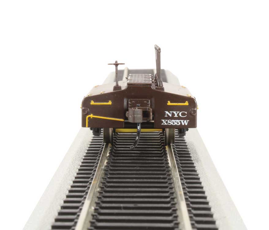 Wood Boxcar (Box Van) - Ready to Run - Thomas & Friends(TM) -- Mr. Jolly's Chocolate Factory (brown, blue, white)-3