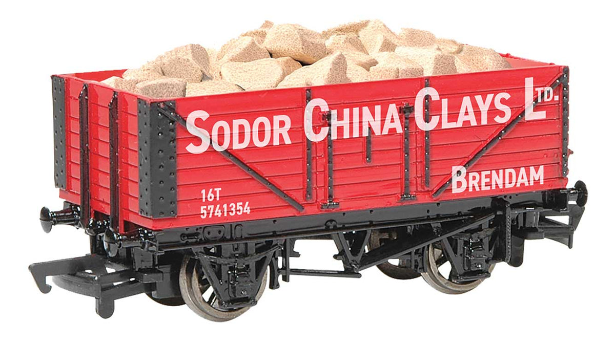 Thomas and Friends(TM) Freight Car - Standard DC -- China Clay Wagon (red, black)