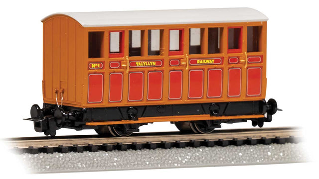 Talyllyn Carriage Passenger Car - Ready to Run -- Car #1 (wood)