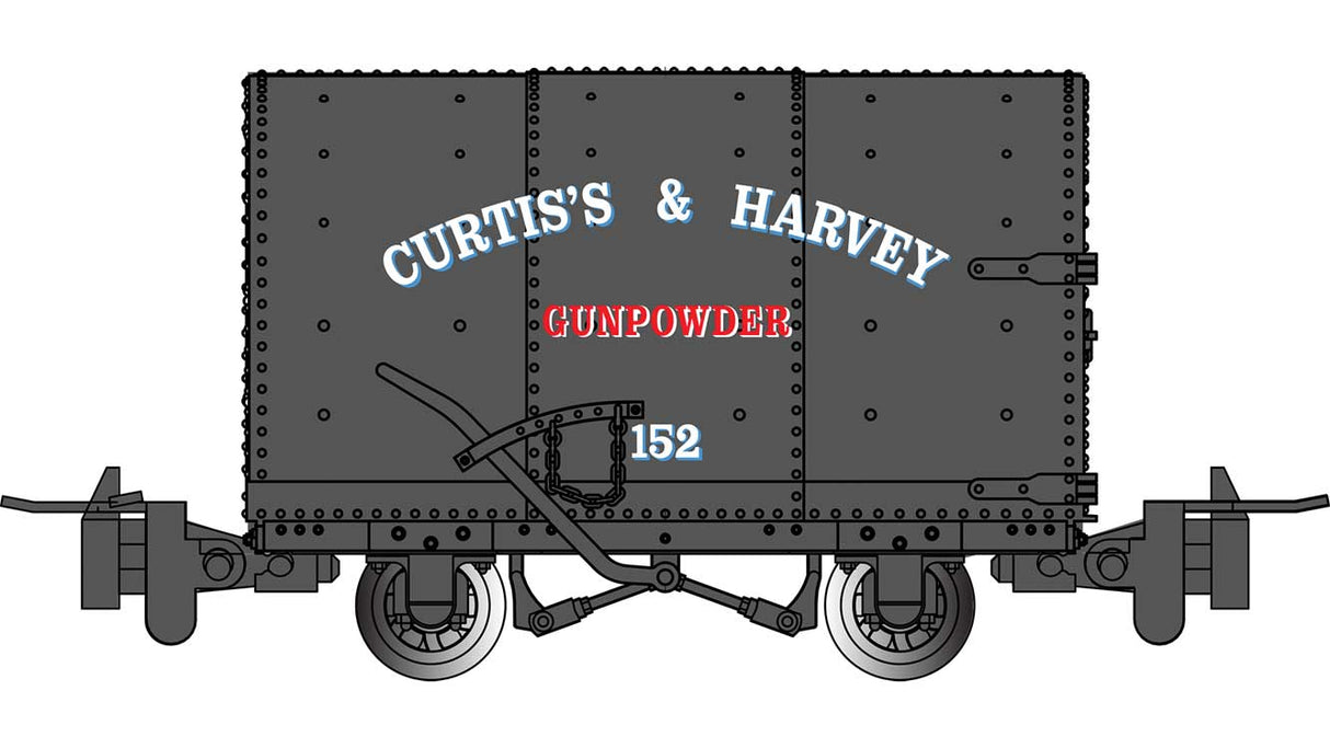 Gunpowder Wagon - Thomas & Friends(TM) -- Curtis's & Harvey #152 (gray)
