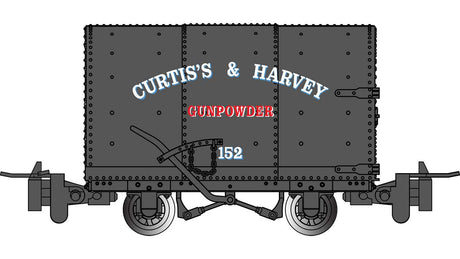 Gunpowder Wagon - Thomas & Friends(TM) -- Curtis's & Harvey #152 (gray)