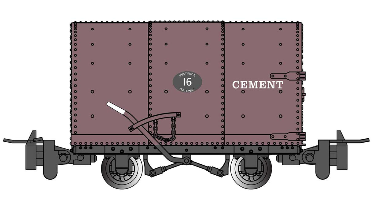 Gunpowder Wagon - Thomas & Friends(TM) -- Ffestiniog Cement #16 (Boxcar Red)