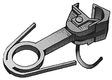 E-Z Mate(R) Magnetic Knuckle Coupler Center Shank -- Medium 1 Pair