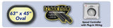 McKinley Explorer Passenger Train Set - Standard DC -- Alaska GP40, 2 Ultra Dome Cars, 63 x 45" E-Z Track(R) Oval, Power Supply-2