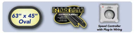 McKinley Explorer Passenger Train Set - Standard DC -- Alaska GP40, 2 Ultra Dome Cars, 63 x 45" E-Z Track(R) Oval, Power Supply-2