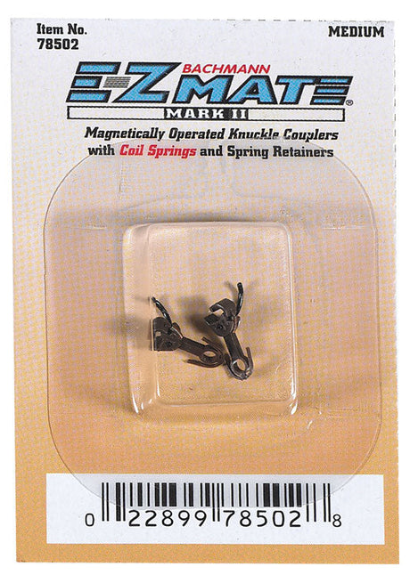 E-Z Mate Mark II Magnetic Knuckle Couplers -- Medium Shank  12 Pairs