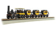 DeWitt Clinton Starter Train Set - Standard DC -- Locomotive, 3 Cars, 47 x 38" E-Z Track(R) Oval, Power Pack