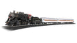 Grand Canyon Railway Starter Train Set - Standard DC -- 2-8-0 Steam Loco, 2 Cars, 63 x 45" E-Z Track(R) Oval, Speed Controller
