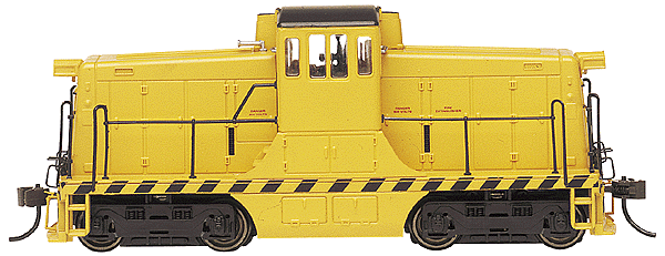 Spectrum GE Diesel 44-Tonner Switcher Powered -- Unlettered, Yellow w/Safety Stripes