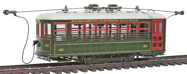 Birney Single-Truck Safety Streetcar - DCC - Spectrum(R) -- Sacramento Northern