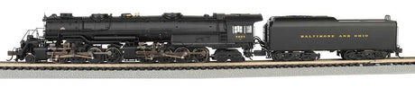 Class EM-1 2-8-8-4 Late Small Dome - Econami Sound and DCC - Spectrum(R) -- Baltimore & Ohio #7623 (black)-1