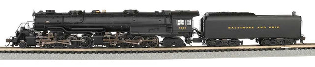 Class EM-1 2-8-8-4 Late Small Dome - Econami Sound and DCC - Spectrum(R) -- Baltimore & Ohio #7623 (black)-1