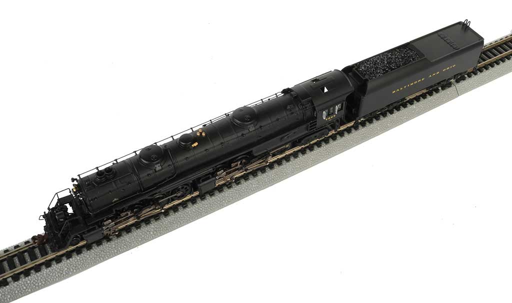 Class EM-1 2-8-8-4 Late Small Dome - Econami Sound and DCC - Spectrum(R) -- Baltimore & Ohio #7623 (black)-4