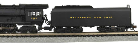 Class EM-1 2-8-8-4 Late Small Dome - Econami Sound and DCC - Spectrum(R) -- Baltimore & Ohio #7628 (black)-2