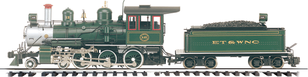 Steam Powered 4-6-0 Ten-Wheeler w/Tender - 10th Anniversary Edition -- East Tennesse & Western North Carolina ("Tweetsie")
