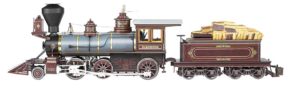 2-6-0 Mogul - Standard DC - Spectrum(R) -- Glenbrook (blue, brown, black, gold, red)