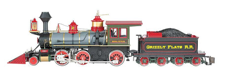 2-6-0 - Standard DC - Spectrum(R) -- Grizzly Flats RR (Ward Kimball Scheme, black, red, Russian Iron, brass, gold
