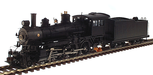 Spectrum Steam Powered Baldwin 4-6-0 w/Tender - High Boiler -- Painted, Unlettered (black)