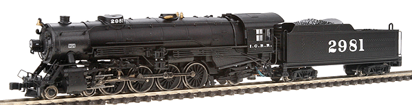 4-8-2 Heavy Mountain w/DCC - Spectrum(R) -- Illinois Central #2981 with USRA Long Tender