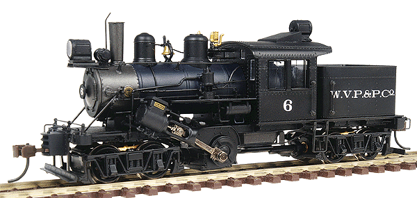 Spectrum(R) Steam 55-Ton Class B Two-Truck Climax - Powered -- West Virginia Pulp & Paper #6