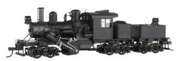 Spectrum(R) Steam 3-Truck 70-Ton Climax - DCC Equipped -- Painted, Unlettered (black)