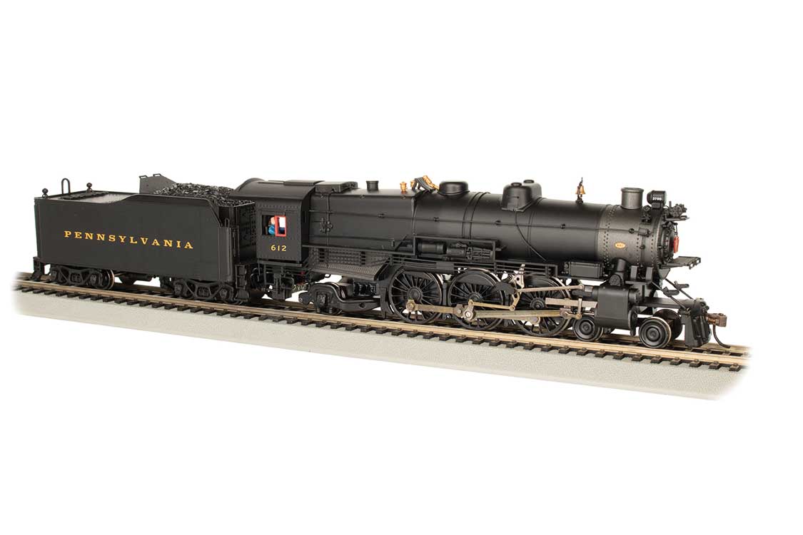 K4 4-6-2 Pacific - WowSound(R) and DCC - Spectrum(R) -- Pennsylvania Railroad 5353 (Pre-War, Slat Pilot, black, graphite)