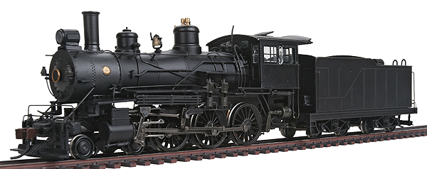 4-6-0, 63" Drivers w/Sound & DCC - Spectrum(R) -- Unlettered, Painted