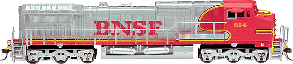 Spectrum GE Dash 8-40CW Diesel Locomotive -- Burlington Northern Santa Fe #814