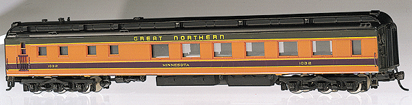 Spectrum Heavyweight Passenger Set (1 ea Coach, Combine, Diner & Observation -- Great Northern