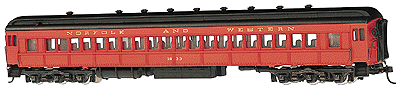 Spectrum Heavyweight Coach -- N&W #1633 (red, black, gold lettering)