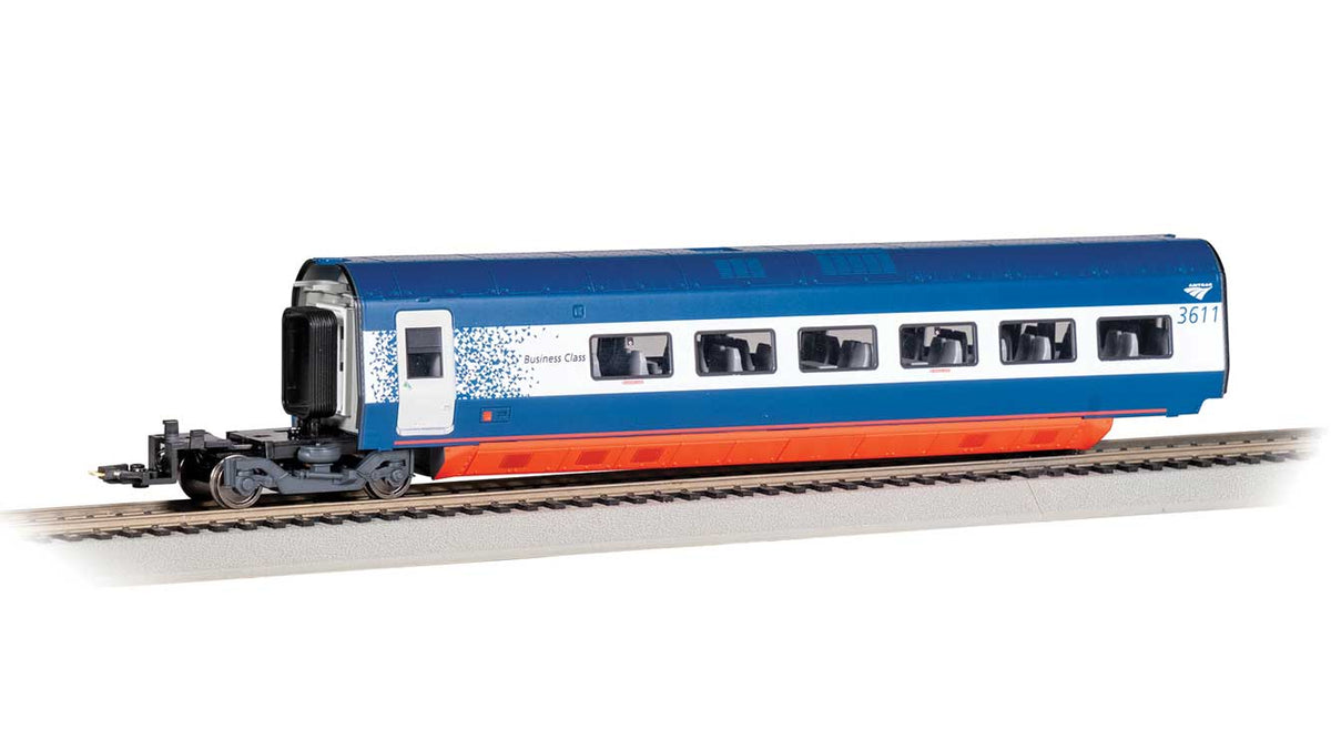 Acela II/Alstom Avelia Business Class Coach - Ready to Run - Spectrum(R) -- Amtrak #3611 (blue, white, red)