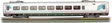 Acela Business Class Coach with Interior Lights - Ready to Run - Spectrum(R) -- Amtrak 3538 (Quiet Car, silver, blue, red)