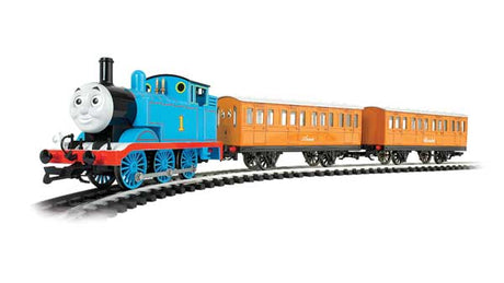Thomas the Tank Engine with Annie & Clarabel - Standard DC -- Thomas, 2 Cars, Track Oval, Power Pack