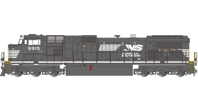 GE Dash 9-44CW - Standard DC -- Norfolk Southern #9915 (black, white, Horse Head Logo)