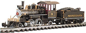 Steam 2-4-2 Powered -- PRR w/Coal Tender