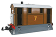 Toby the Tram Engine w/Moving Eyes - Thomas & Friends(TM) -- #7 (Brown, gray, red)
